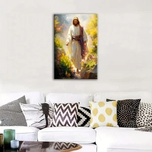 Jesus Christ Portrait Canvas Prints Painting Wall Art Home Decor Picture 1P - Picture 1 of 5