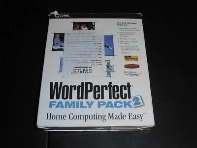 Word Perfect Family Pack 2 (PC, 2000) Complete - Image 1 of 2