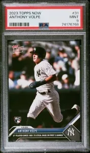 2023 Topps Now Anthony Volpe #31 PSA Mint 9 - Picture 1 of 1