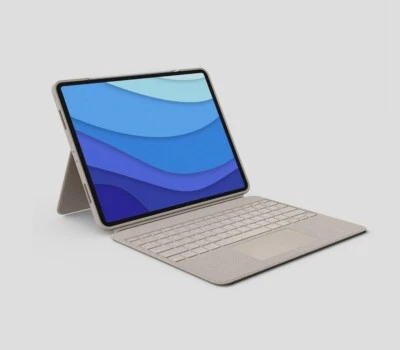 Logitech Combo Touch iPad Pro 12.9-inch (5th, 6th gen - 2021, 2022) Sand - Image 1 of 4