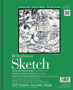 400 Series Sketch Pad, Recycled Paper, 3.5X5 Inch, 100 Sheets - Artist Sketchboo