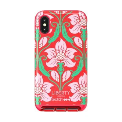 Tech21 x Liberty London - Apple iPhone X / XS - Evo Luxe Azelia Case Floral Red - Image 1 of 4