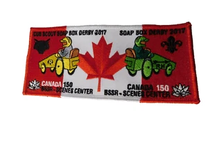 CANADA 150 ANNIVERSARY BOY SCOUTS PATCH SOAP BOX DERBY SCENES CENTRE 2017 BADGE - Bild 1 von 5