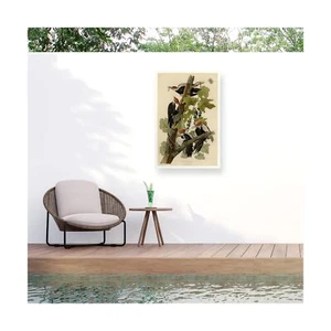 Trademark Fine Art ' Pileated Woodpeckers ' Outdoor Canvas by John James Audu... - Picture 1 of 4