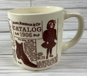 Sears Roebuck Company Mug 1906 Catalog Advertising Coffee from 1970 12oz Vintage - Picture 1 of 10