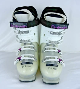 DALBELLO GAIA Ski Boots Girls Size Mondo 24/ US 6/ Euro 37 White & Purple - Picture 1 of 6