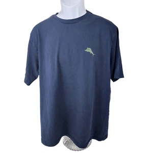 Herren Tommy Bahama Relax Größe Medium Camp Smoke a Stogie Rundhalsausschnitt T-Shirt - Bild 1 von 6
