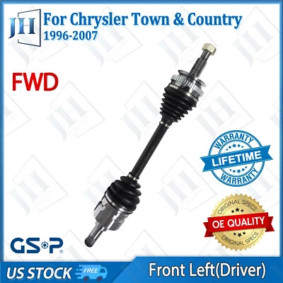 Eje CV delantero izquierdo original para Chrysler Town & Country Grand Voyager 96-07 tracción delantera Foto 1 de 4