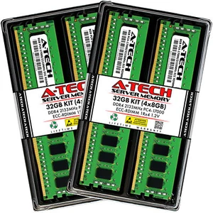 32GB 4x 8GB PC4-2133 RDIMM Dell Precision T7810 T7910 T5810 Memory RAM - Picture 1 of 2