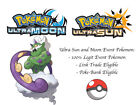 Pokemon Ultra Sun and Moon 2018 Legends Tornadus Event Pokemon