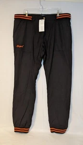 NWT! Just Fashion Now Pants Men’s Sz 3XL XXXL Black Orange Cargo Baggy Comfy - Picture 1 of 8