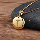 Initial Letter Necklace Gold Color Top Quality Women Charm Jewelry Accessories