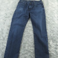 Adriano Goldschmied Jeans Mens 32R Blue The Graduate Tailored Leg Solid AG