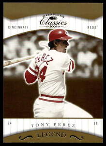 2001 Donruss Classics 196 Tony Perez Cincinnati Reds  LGD /1755 Baseball Card