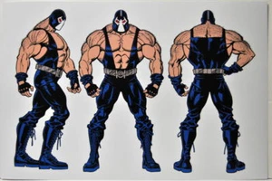 BATMAN KNIGHTFORCE DC Guía de Estilo Impreso HOJA DE MODELO BANE / CAMBIOS - Imagen 1 de 1