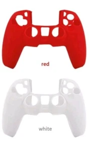 PS5 PlayStation 5 Controller Silicone Case Protection Skin Cover-Bundle (R& W) - Picture 1 of 8