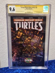 TMNT #50 ~CGC SS 9.6 SIGNED Eastman SKETCH Mirage ~ Teenage Mutant Ninja Turtles - Picture 1 of 2
