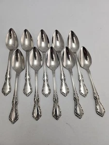 10 Oneida Mansion Hall Stainless GRAPEFRUIT SPOONS Distinction Deluxe - Picture 1 of 3