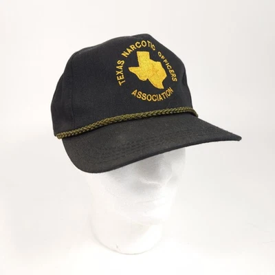 De Colección Texas Asociación de Oficiales Narcóticos Policía Correa Sombrero Gorra Hecho en EE. UU. Foto 1 de 4