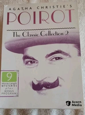 Agatha Christie's Hercule Poirot The Classic Collection Volume 2 10 DVD Set VG - Image 1 of 4