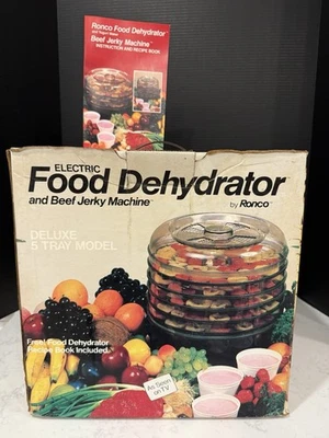 Vintage Modell 1876 Ronco Elektrischer Lebensmittel Dörrapparat Joghurt Beef Jerky - Bild 1 von 4