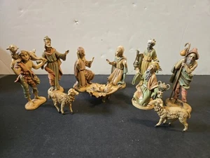 Belén Vintage 11 Piezas Fontanini Depose Italia Marca Araña - Imagen 1 de 5