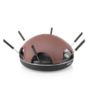 Minibackofen PZ-9156 Pizzaofen Pizza Festa 6 1200 W Dom Tonkuppel Antihaft 200 ° - Bild 1 von 9