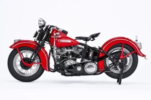 MODEL FACTORY HIRO MFH K712 HARLEY DAVIDSON PANHEAD 1948 1/9 RARE NO MENG TAMIYA - Foto 1 di 14