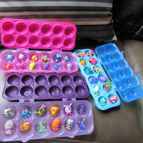 36 lot random mixed hatchimal lot plus 3 egg cases Cover