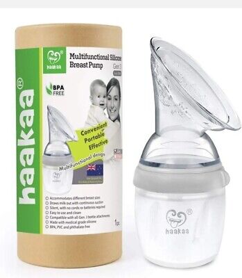 Haakaa Generation 3 Silicone Breast Pump 160ml  - Grey  • 9.89£