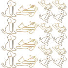  Metal Animal Paper Clip Binder Clips Adorable Cat Paperclips