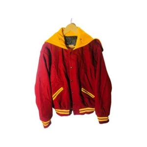 Sports Authority YOUTH Botton Up Jacket Red/Yellow SMALL - Picture 1 of 3