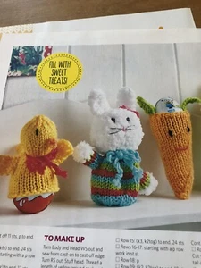 Easter Surprise Chick Bunny Rabbit & Carrot, DK, Knitting Patterns  - Picture 1 of 5