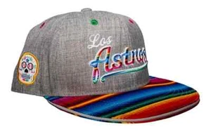 Houston Astros Los Astros Sugar Skull Hat Cap Hispanic Heritage - Picture 1 of 1