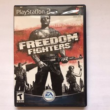 Freedom Fighters (Sony PlayStation 2, 2003) Complete w/ Manual CIB Ps2 Shooter