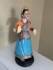 Antique Dancing Doll Tanjore Thanjavur Nodded Toy Vintage Indian Home Decor
