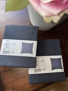 2 X New IKEA JOFRID Cushion cover, Dark Blue-Gray 20x20 " Lot 204.438.17 - Picture 1 of 5