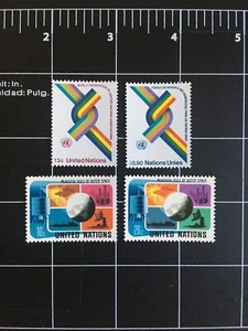 UNITED NATIONS, LOT OF 4 STAMPS , GUMMED, MNH, EXCELLENT CONDITION ONU-01 - Picture 1 of 2