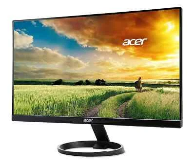 Acer R240HY bidx 23.8-Inch IPS HDMI DVI VGA (1920 x 1080) Widescreen LCD Monitor - Image 1 of 3