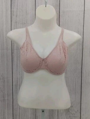 Sujetador Camiseta Bali Rosa Pastel Floral Encaje Talla 38DD AB10 Foto 1 de 4
