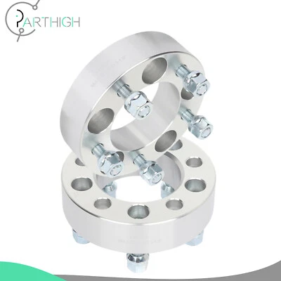 For Toyota Tacoma RAV4 Camry Sienna 5x114.3 Wheel Spacers (2) 1.5" Thick 12x1.5 - Image 1 of 4