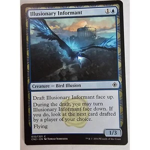 MTG Magic The Gathering Illusionary Informant Card Blue Conspiracy 2016 - Picture 1 of 2