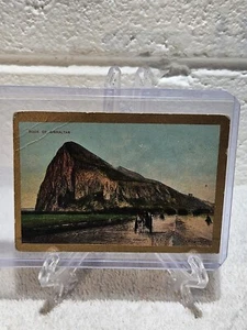 Tarjeta de tabaco chatarra con mango de cacerola 1911 T99 El Peñón de Gibraltar vistas y escenas - Imagen 1 de 4