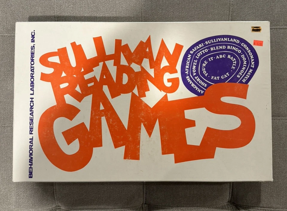 Vintage 1971 Sullivan Reading Games + Teacher Manual – Used Educational Set - Image 1 of 4
