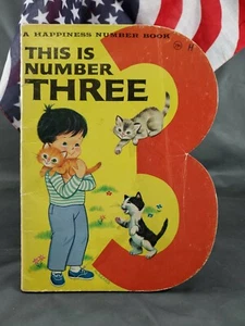 A Happiness Number Book, This Is the Number Three (1967) FREE SHIPPING!!! - Picture 1 of 6