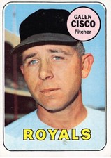1968 Topps Baseball Galen Cisco #211 NM or Better KANSAS CITY ROYALS HIGH GRADE