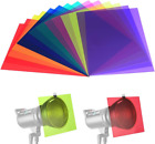 14 Pack Color Correction Light Gel Filter Sheet Colored Overlays Transparency by