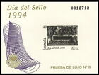 Spain Prueba Luxury 31 1994 Day Of Stamp