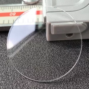 Size 30-40mm Clear Flat Watch Glass Thick 1mm-2mm Replacement Crystal Repair DIY - Picture 1 of 6