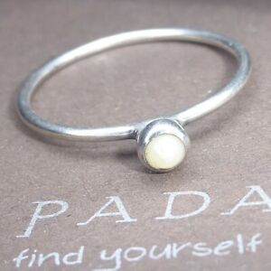 Silpada R3044 June Birthstone Pearl Ring Size 9 .925 Sterling Silver
